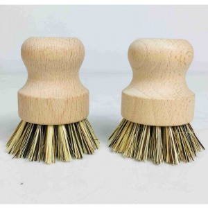 Käsin valmistettu luonnollinen puinen keittiön harja