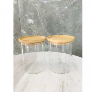 Paras laatu Tyhjennä lasi Keittiövarasto Canister Jar Set